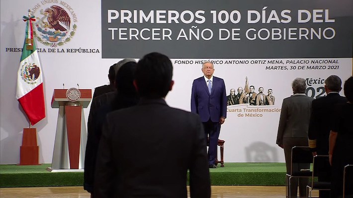 AMLO informe 100 días 2021