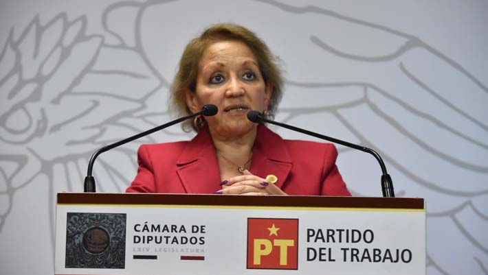 Diputada del PT, María Teresa Marúo QDEP