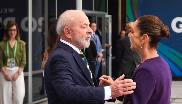 Sheinbaum - Lula Da Silva - Foto ilustración cortesía internet
