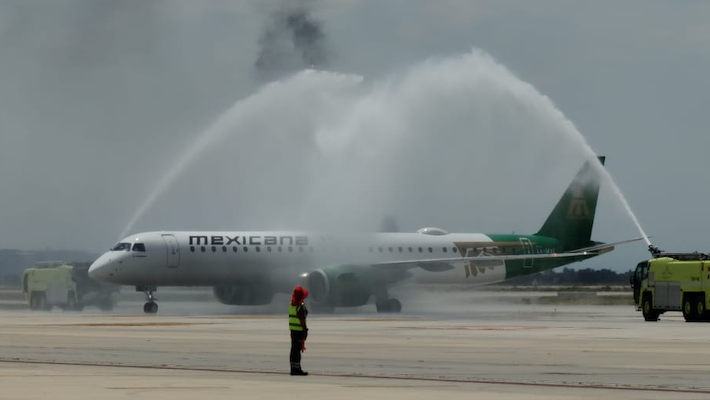 Mexicana Embraer - Foto ilustración cortesía internet