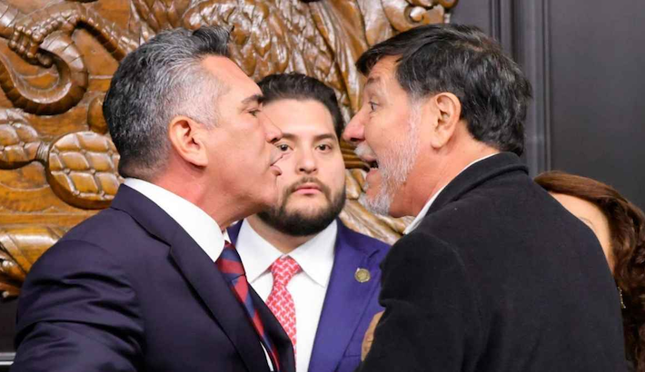 Alejandro Moreno - Gerardo Fernández Noroña - Foto ilustración cortesía internet