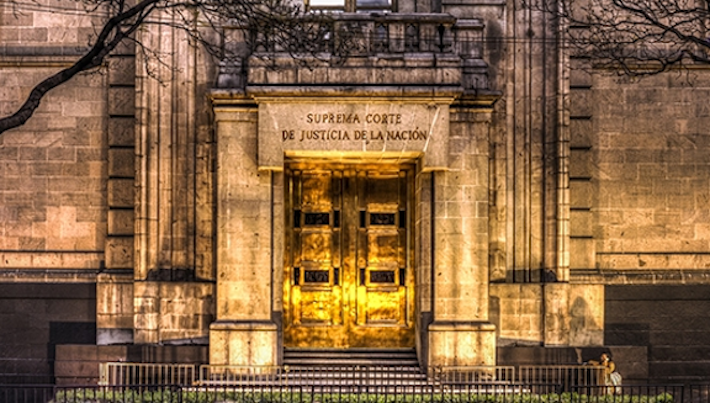 Puerta principal SCJN - Foto ilustración cortesía interent