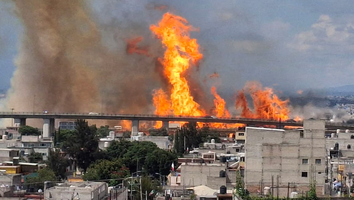 Explosión Pipa Gas LP -La Concordia - Foto ilustración cortesía internet