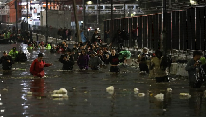 Lluvia Oriente Cdmx - Foto ilustración cortesía internet