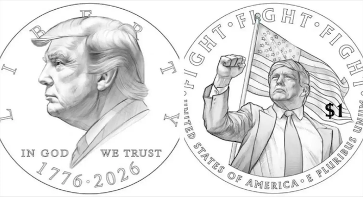Trump Coin - Foto ilustración cortesía internet