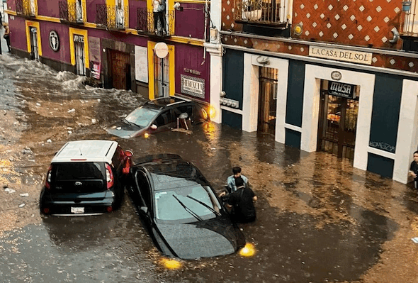 Puebla inundaciones - Foto ilustración cortesía internet