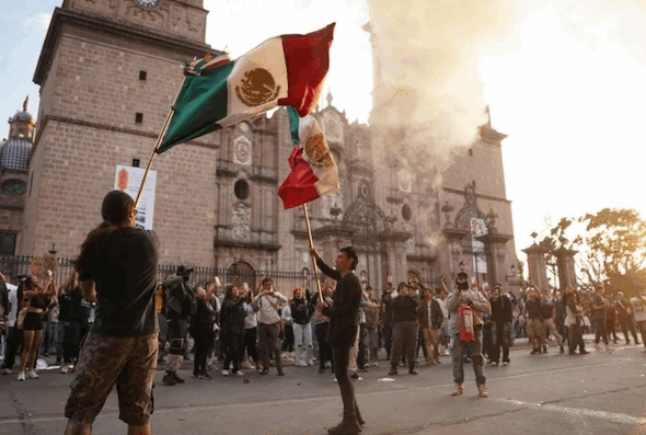 Protesta Morelia - Foto ilustración cortesía internet