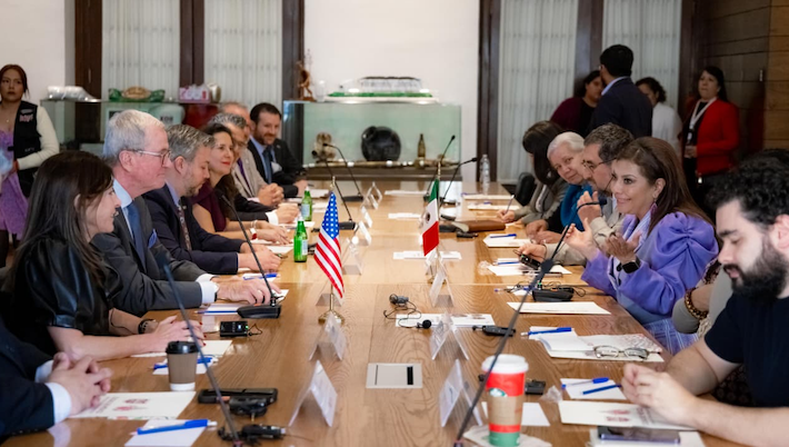 Clara Brugada - Phil Murphy - Foto ilustración cortesía internet