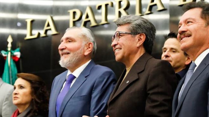 Adán Augusto López y Ricardo Monreal - Foto ilustración cortesía internet