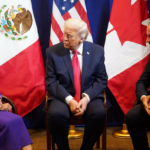 Trump - sheinbaum - CArney - Foto ilustración cortesía internet