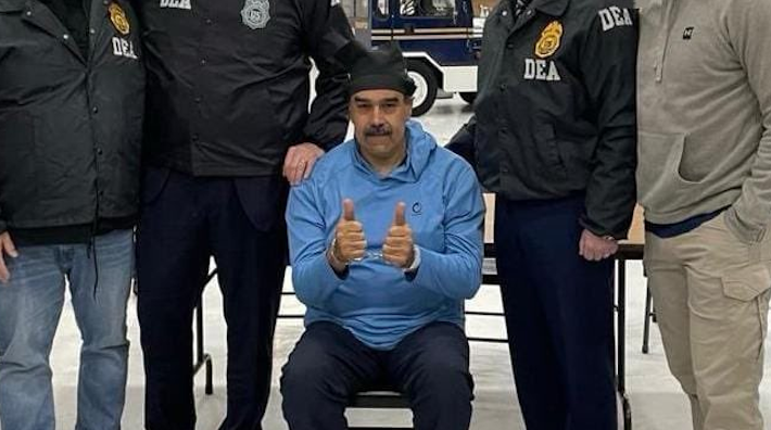 Nicolás Maduro - Good night, happy new year - Foto ilustración cortesía internet